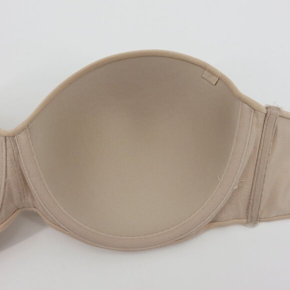 Maidenform 38C SE0004 Self Expressions Beige Strapless Underwire Bra Padded - Picture 9 of 13